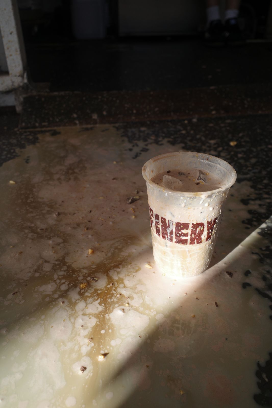 Moody editorial Refinery iced coffee shot